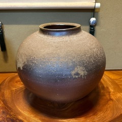 備前焼、馬場祥輔の壺 備前焼 壺 馬場祥輔