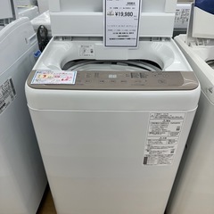 【ドリーム川西店御来店限定】パナソニック　洗濯機　NA-F60PB15／クリーニング済み 【2002146255601811】
