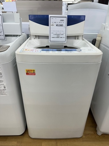 【ドリーム川西店御来店限定】ヤマダ　洗濯機　YWM-T50G1／クリーニング済み 【2002146255601796】