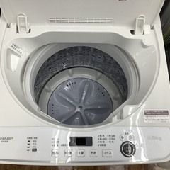 SHARP シャープ 5.5kg全自動洗濯機 ES-GE5E 2020年製