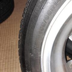 「ご成約済み」155/65R14スタッドレスタイヤホイールセット