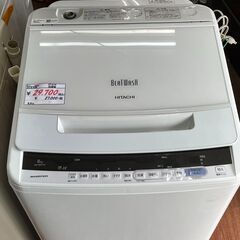リサイクルショップどりーむ天保山店　No14895　洗濯機　HITACHI　BEATWASH　2018年製　8.0㎏　