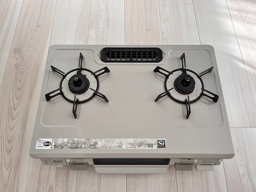 Rinnai グリル付きガステーブル 二口ガスコンロ
