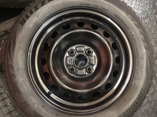 BS BLIZZAK VRX2 185/60R15】スタッドレス【スチールホイール 15インチ 