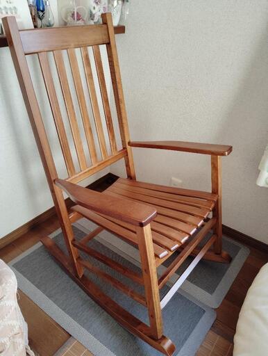 ☆美品☆木製ロッキングチェア