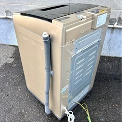 札幌市内配送可 20年製 アイリスオーヤマ 8kg 全自動洗濯機 DAW-A80 ゴールド