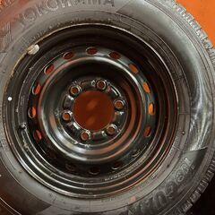 【YOKOHAMA iG91 195/80R15 107/105L LT】スタッドレス【トヨタ 200系ハイエース 純正ホイール 15インチ 6J6HPCD139.7+35】22年製 (VTH039)