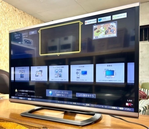 SHARP AQUOS 40V型 3D 液晶テレビ LC-40G7 中古】〔中古品〕 40V型