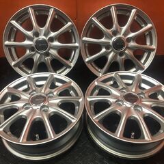 BS BRIDGESTONE ECO FORME 社外ホイール 13インチ 4本 4J4HPCD100+42