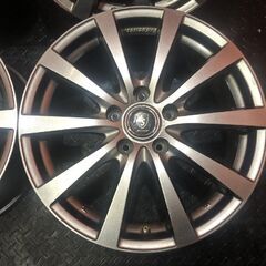 マナレイスポーシ 社外ホイール 17インチ 4本 7J5HPCD114.3+55 ヴェゼル レヴォーグ オデッセイ等　(VHG427)