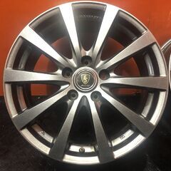 マナレイスポーシ 社外ホイール 17インチ 4本 7J5HPCD114.3+55 ヴェゼル レヴォーグ オデッセイ等　(VHG427)