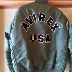 AVIREXフライトジャンパー【ロゴ入り】