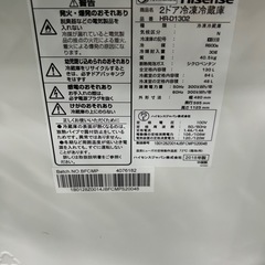ご来店時、ガンお値引き‼️Hisense(ハイセンス) 2018年製 130L 2ドア冷蔵庫🎉