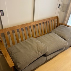 アーバンリサーチ　ソファ　グレー　3人掛け