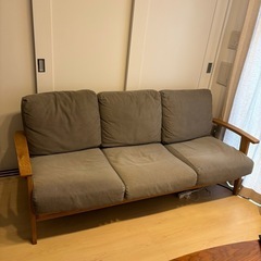 アーバンリサーチ　ソファ　グレー　3人掛け