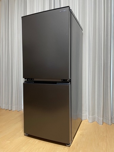 【美品】SHARP 冷蔵庫 SJ-D15H-H 152L 2022年製 両開き シャープ
