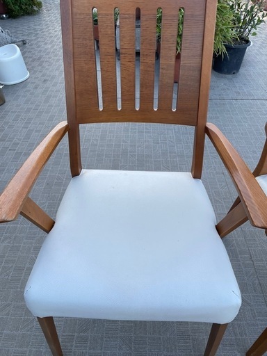 h5 ラッシ編み椅子 イタリア製 ラダーバッグ ダイニングチェア 6脚