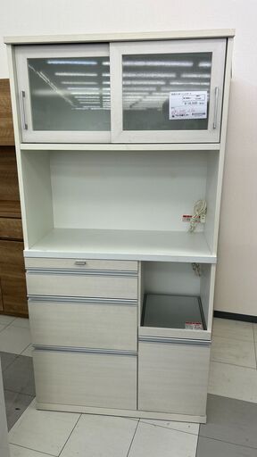 ★ジモティ割あり★ 高橋木工 レンジボード 白 H180×D43×W90 クリーニング済み TC1845