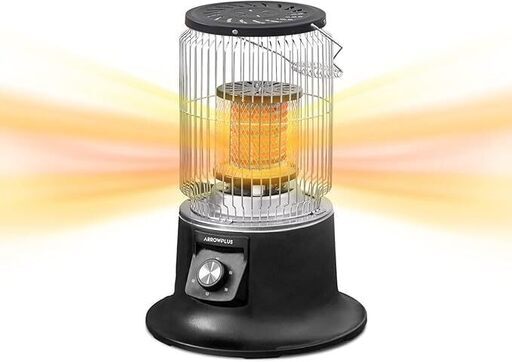 [ベストサイン] ストーブ 電気ストーブ 暖房器具 省エネ 5秒速暖 360°暖房 小型 転倒オフ 安全 ビンテージ風 脱衣所 トイレ 寝室 オフィス xr-d455-bk