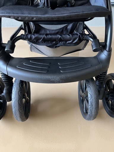 KATOJI ベビーカー 二人でゴーDX レインカバー付 (オニキスブラック