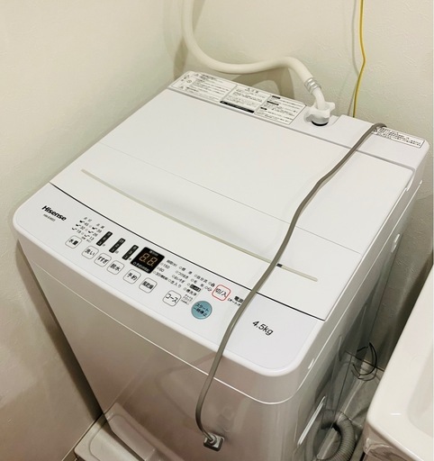 お薦め品‼️分解洗浄済み‼️東芝洗濯機4.5kg2021年 見易かっ 