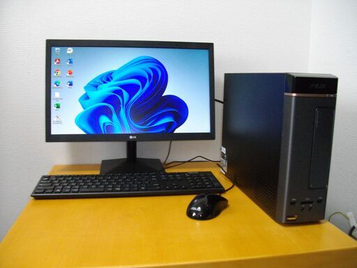 【お買得】デスクトップパソコンセット／ASUS K20CE一式＋液晶モニター