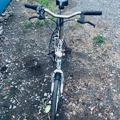 大人用20インチ自転車　6 段ギア付き(ノーパンクタイヤ)