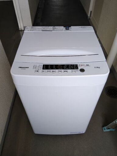美品 2022年式5.5kg 洗濯機 配達無料