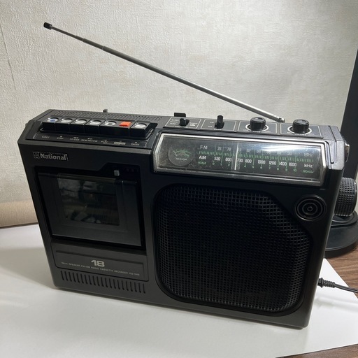 ナショナルのラジカセ RQ-548  18MAC 昭和レトロ