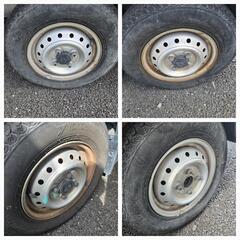 145r12LT マツダ純正 スクラムトラック 軽トラ 2021年製造 バリ溝 