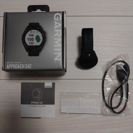 GARMIN approach S42 ブラック お買い得品！【中古ゴルフ用品】【超美