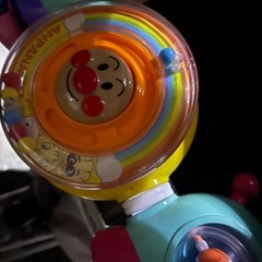 ♥️アンパンマンおもちゃ付きbikke子供乗せ自転車♥️