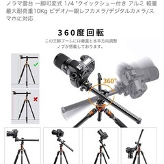 K&F Concept 三脚 K234A7+BH-28L 231cm