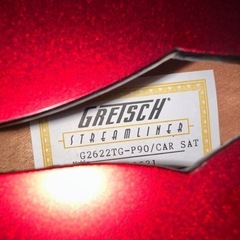Gretsch Streamliner Limited Edition G2622TG-P90 Candy Apple Red with Bigsby