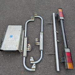 JA11 ジムニー外装4点セット　純正サイドステップ　ステンクロカンバンパー　リア純正テール付バンパー　ステンタンクガード　静岡西部