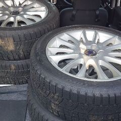 スタッドレス　4本　VOLVO純正アルミ