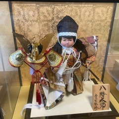 五月人形フルセット 吉岡監修「八幡太郎」兜・太刀・弓・屏風 上質新品