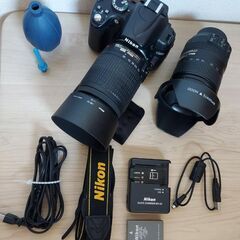 【値下げ！】カメラ　NikonD5000&Nikon DX AF-S NIKKOR 18-200mm