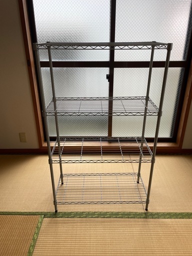 【お受け渡し者決定しました】3段スチールラック（幅広、幅短）