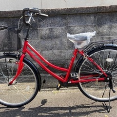 【26インチ自転車】美品❗️LEDオートライト付❗️前後タイヤ、前カゴ、サドル、鍵新品❗️スペアキーあり　若林自転車　膳所店　SALE中❗️