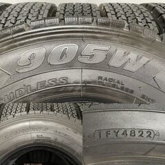 札幌発 引取OK YOKOHAMA 905W 245/80R17.5 133/131J 17.5インチ 