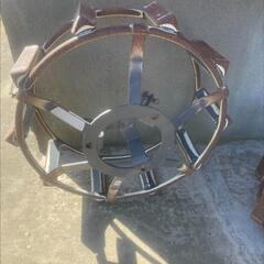 水田　トラクター鉄車輪　セット 水田 トラクター鉄車輪 セット