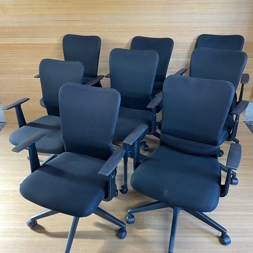 残り8脚【デスクチェア】オフィスチェア 調節可能 家具 椅子