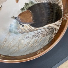 九谷焼 上出製 大鉢 骨董 年代物 食器 煮物鉢 アンティーク