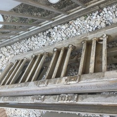 ●日軽●アルミブリッジ-3●ベロ式●2本セット●PXF30-300-35●歩み板●中古