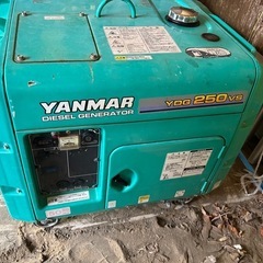 ☆中古品 ヤンマー ディーゼル発電機 YDG200S-6E 60Hz専用 セル付き☆