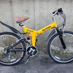 B506 折りたたみマウンテンバイク★18段変速★26インチ