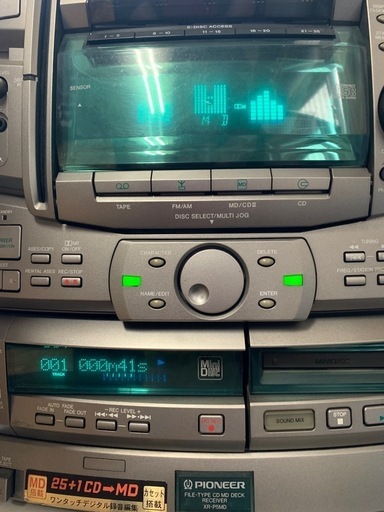 25CDチェンジャー機能搭載 MDコンポ パイオニア パイオニア CD 25連装