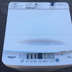 RKGSE-219】特価！ハイセンス/Hisense/4.5kg洗濯機/HW-E4504/中古/2021 
