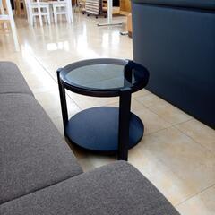 ★ジモティ割あり★ アルモニア ガラステーブル ダークブラウン H42×D47×W47 クリーニング済み OJ6300 ☆ジモティ割あり☆ アルモニア ガラステーブル ダークブラウン H42